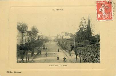 CPA FRANCE 77 "Melun, avenue Thiers"