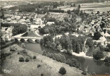 / CPSM FRANCE 03 "Saint Pourçain sur Sioule, vue générale et le pont de la Sioule"