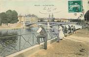 77 Seine Et Marne CPA FRANCE 77 "Melun, le Pont de Fer"