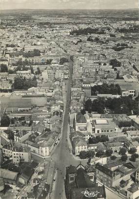 / CPSM FRANCE 42 "Roanne, vue aérienne sur la ville"