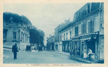 / CPA FRANCE 92 "Garches, grande rue et ancienne mairie"