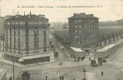 / CPA FRANCE 92 "Levallois Perret, place Collange"