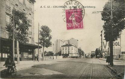 / CPA FRANCE 92 "Colombes, pont de Charlebourg"