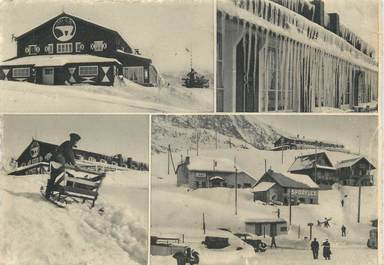 / CPSM FRANCE 38 "L'hiver à l"Alpe d'Huez, le chalet Hôtel de l'Ours Blanc"