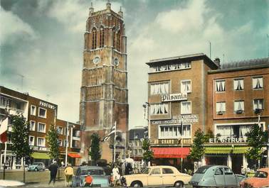 / CPSM FRANCE 59 " Dunkerque, place Jean Bart" / AUTOMOBILE