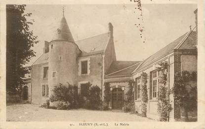 / CPA FRANCE 28 "Bleury, la mairie"