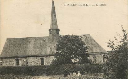 CPA FRANCE 28 "Challet, l'église"