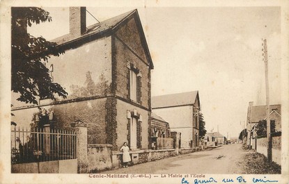 / CPA FRANCE 28 "Conie Molitard, la mairie et l"école"