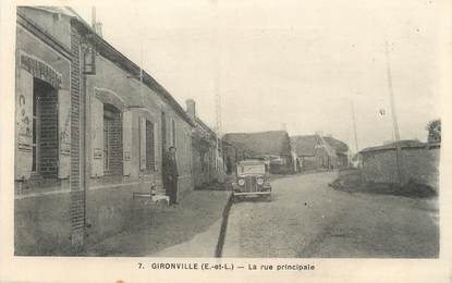 / CPA FRANCE 28 "Gironville, la rue principale"