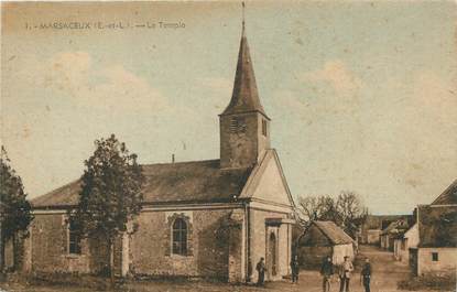 / CPA FRANCE 28 "Marsaceux, le temple"