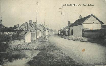 / CPA FRANCE 28 "Marolles, route de Paris "