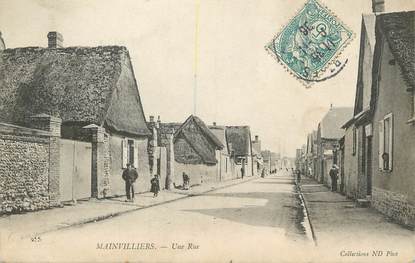 / CPA FRANCE 28 "Mainvilliers, une rue"