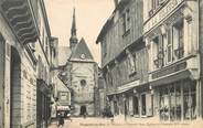 28 Eure Et Loir CPA FRANCE 28 "Nogent le Roi, Grande rue, Eglise et maisons"