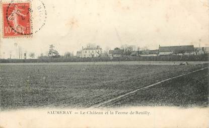 CPA FRANCE 28 "Saumeray, le chateau et la Ferme de Reuilly"