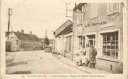 28 Eure Et Loir CPA FRANCE 28 "Rouvres, la rue principale, Epicerie Mercerie , Pr. Le BIHAN"