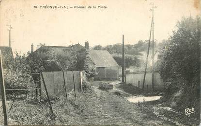 CPA FRANCE 28 "Tréon, Chemin de la Fonte"