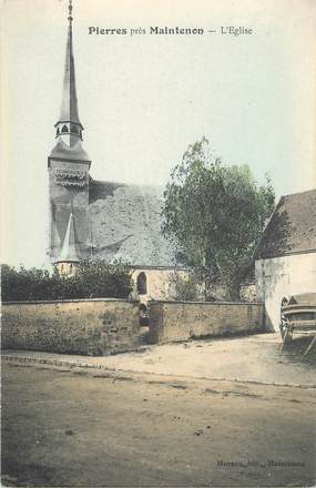 CPA FRANCE 28 "Pierres près Maintenon, l'Eglise"