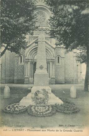 CPA FRANCE 42 "L'Etrat, monument aux morts de la grande guerre"