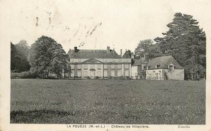 CPA FRANCE 49 "La pouèze, chateau de Villenière"