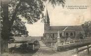 76 Seine Maritime CPA FRANCE 76 " Harcanville, Eglise et le Monument"