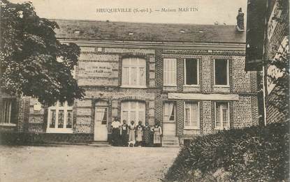 CPA FRANCE 76 " Heuqueville, Maison MARTIN"