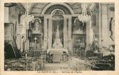 CPA FRANCE 76 " La Haye, interieur de l'Eglise"