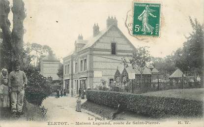 CPA FRANCE 76 " Eletot, Maison Legrand, rte de Saint Pierre"