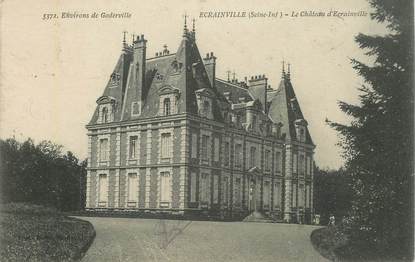 CPA FRANCE 76 " Ecrainville, le Chateau d'Ecrainville"