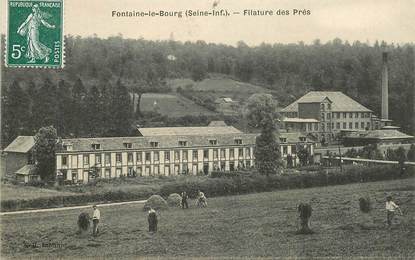 CPA FRANCE 76 " Fontaine le Bourg, Filature des Prés"