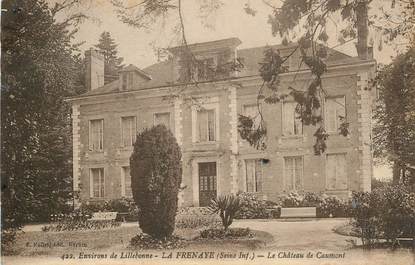 CPA FRANCE 76 " Env. de Lillebonne, la fresnaye, le chateau de Caumont"