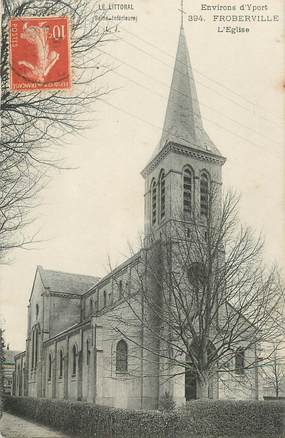 CPA FRANCE 76 " Froberville, L'Eglise"