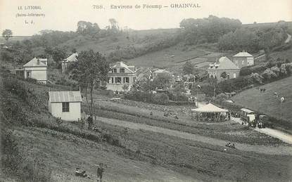 CPA FRANCE 76 " Env. de Fécamp, Grainval"