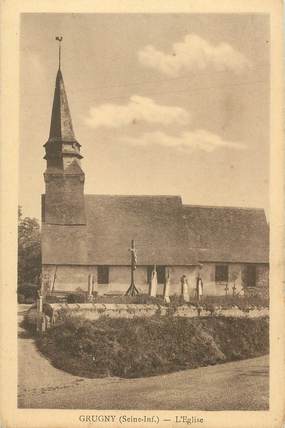 CPA FRANCE 76 " Grugny, l'Eglise"