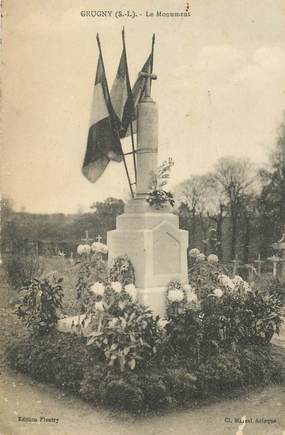 CPA FRANCE 76 " Grugny, le monument aux morts"