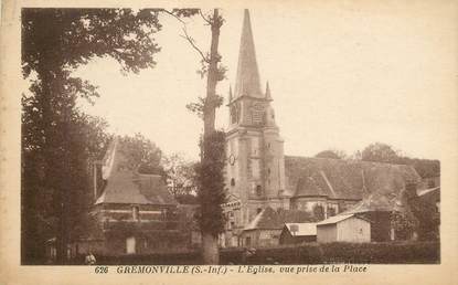 CPA FRANCE 76 " Grémonville, l'Eglise "