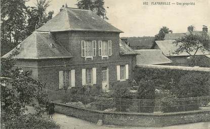 CPA FRANCE 76 " Flamanville, une propriété"