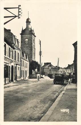 CPA FRANCE 22 "Caulnes, Eglise et rue de Dinan"