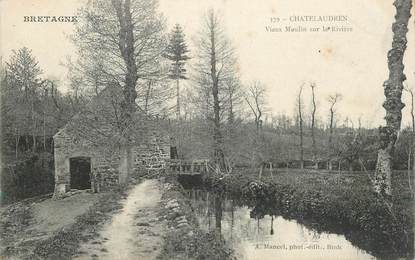 CPA FRANCE 22 "Chatelaudren, vieux moulin"