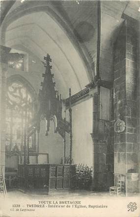 CPA FRANCE 22 "Tendrez, interieur de l'Eglise"