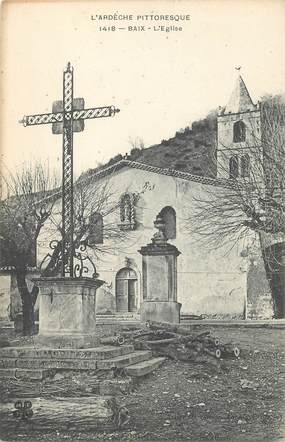 CPA FRANCE 07 "Baix, l'Eglise"