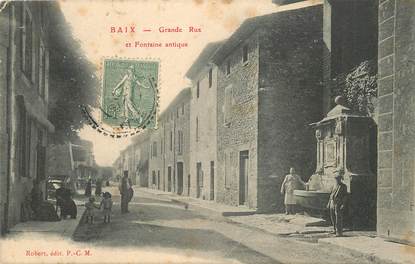 CPA FRANCE 07 "Baix, grande rue "