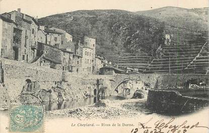 CPA FRANCE 07 "le Cheylard, rives de la Dorne"