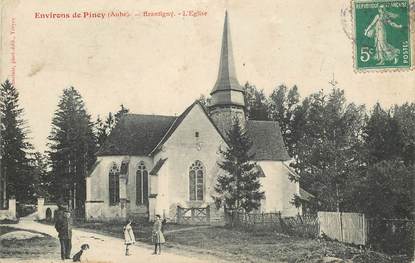 CPA FRANCE 10 "Env. de piney, Brantigny, l'Eglise"