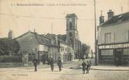 10 Aube CPA FRANCE 10 "Brienne le Chateau, l'Eglise et la rue de l'Ecole militaire"