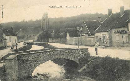 CPA FRANCE 10 "Villenauxe, entrée de Dival"