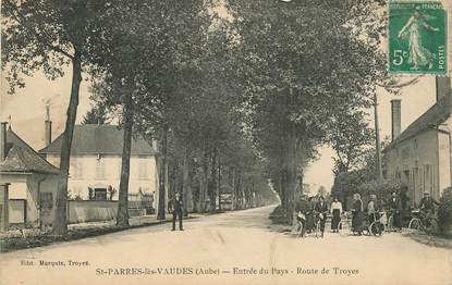 CPA FRANCE 10 "Saint Parres lès Vaudes, rte de Troyes"