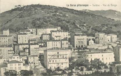 CPA FRANCE 20 "Corse, Sartène, vue de Borgo"