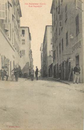 CPA FRANCE 20 "Corse, Ile Rousse, rue Napoléon"