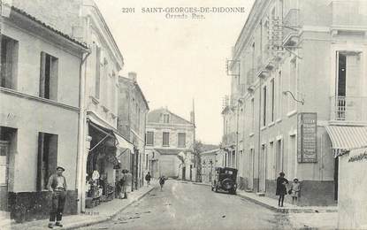 CPA FRANCE 17 "Saint Georges de Didonne, la grande rue"