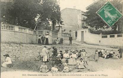 CPA FRANCE 17 "Saint Georges de Didonne, un coin de la plage"